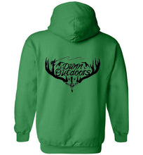 Load image into Gallery viewer, Heavy blend hoodies DunnOutdoors logo on back
