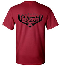 Load image into Gallery viewer, DunnOutdoors logo on back t shirt
