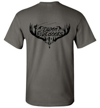 Load image into Gallery viewer, DunnOutdoors logo on back t shirt
