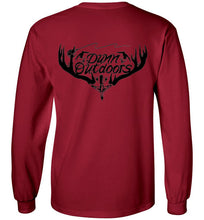 Load image into Gallery viewer, DunnOutdoors logo on back longsleeve shirt.
