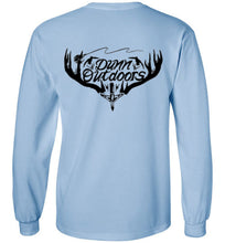 Load image into Gallery viewer, DunnOutdoors logo on back longsleeve shirt.
